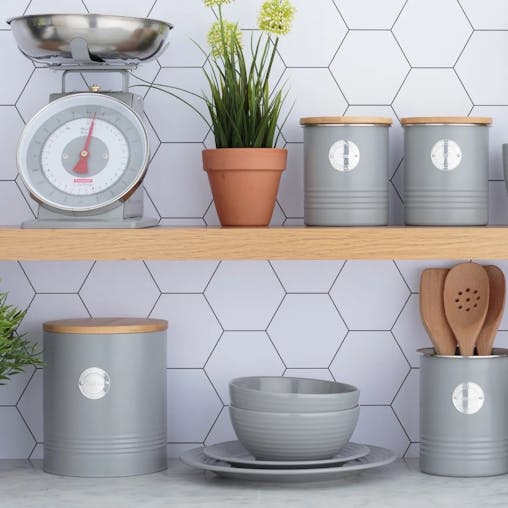 Typhoon Living Kitchen Scales 4kg | Grey