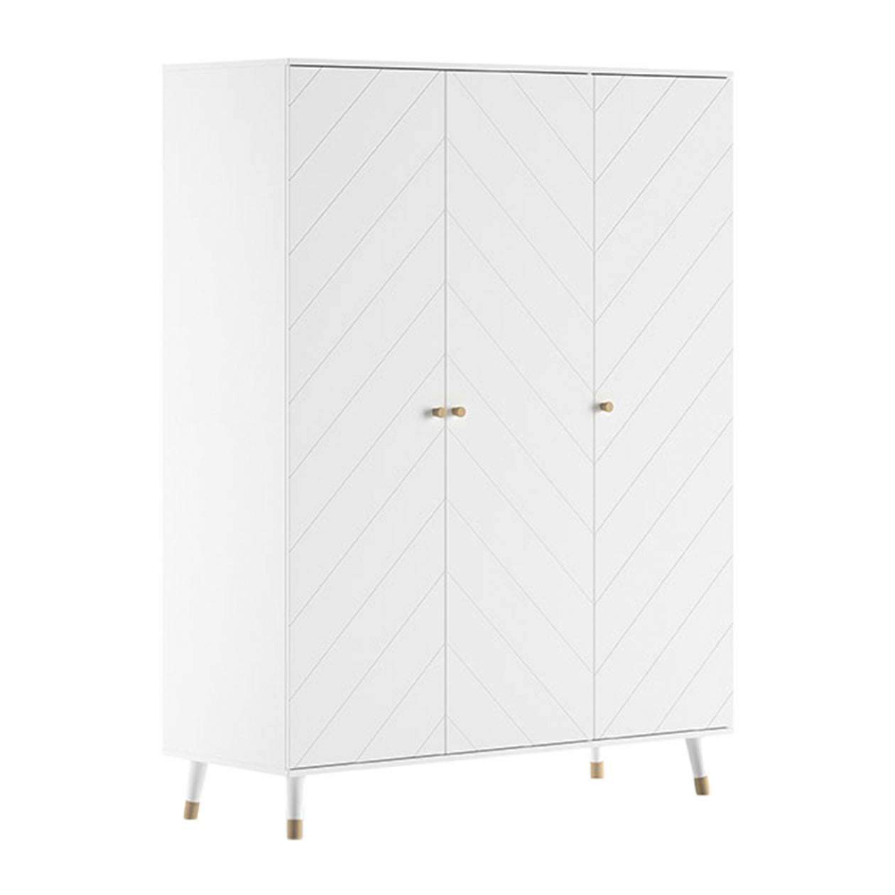 Vipack Billy Kledingkast 3-deurs - Wit