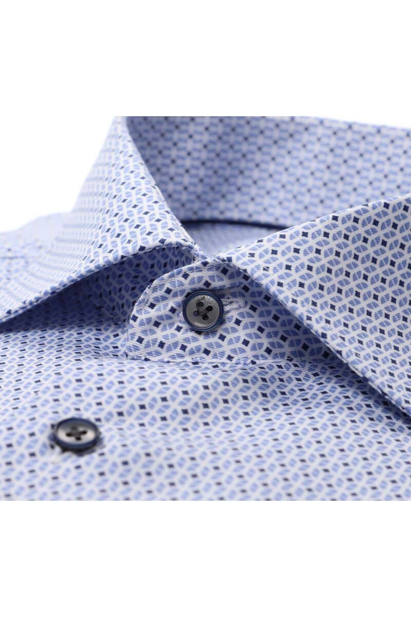 ETERNA Modern Fit Hemd mittelblau, Bedruckt