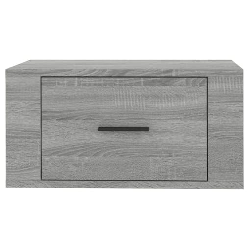 NNEVL Wall-mounted Bedside Cabinet Grey Sonoma 50x36x25 cm