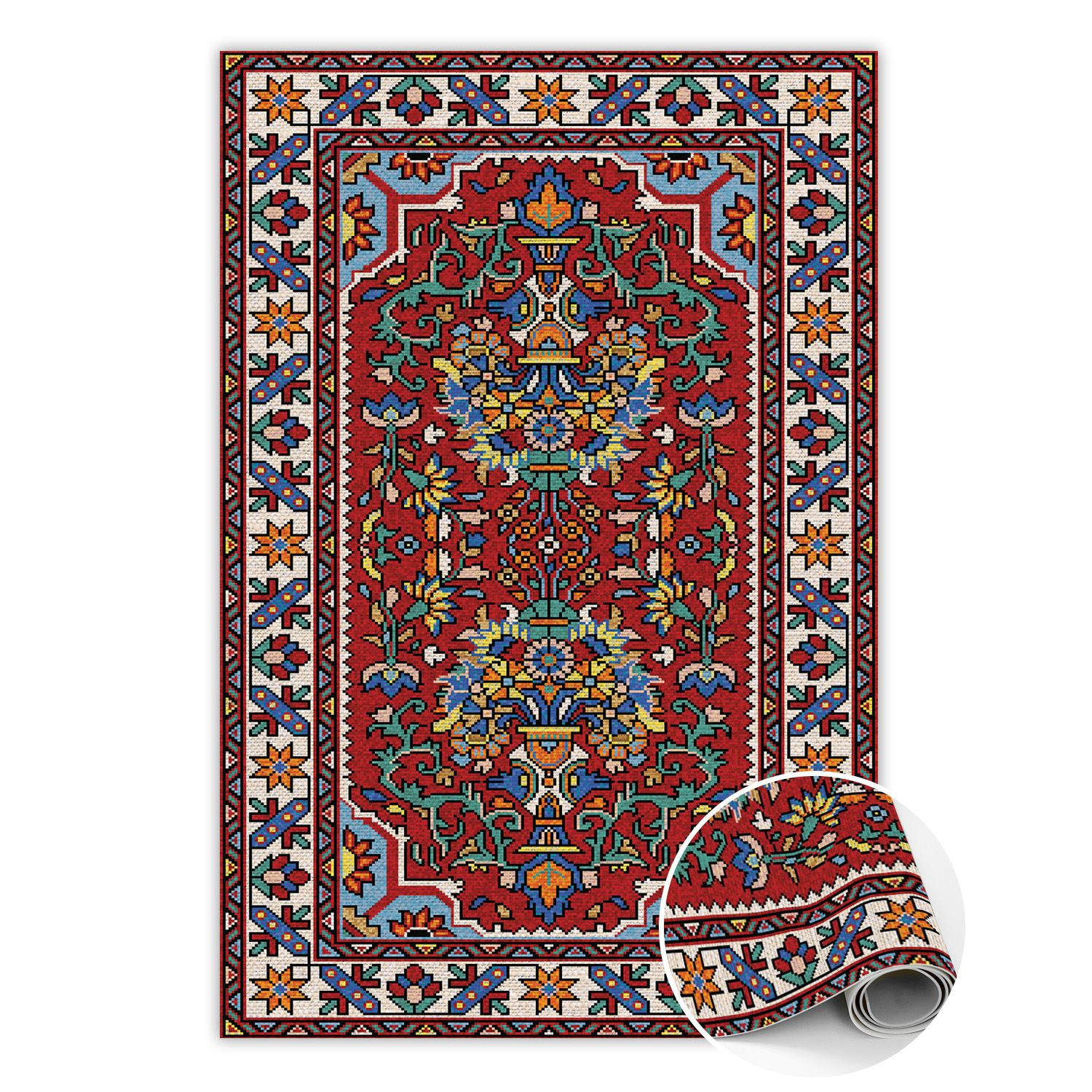 Dywan winylowy do domu Stary perski styl 60 x 90 cm