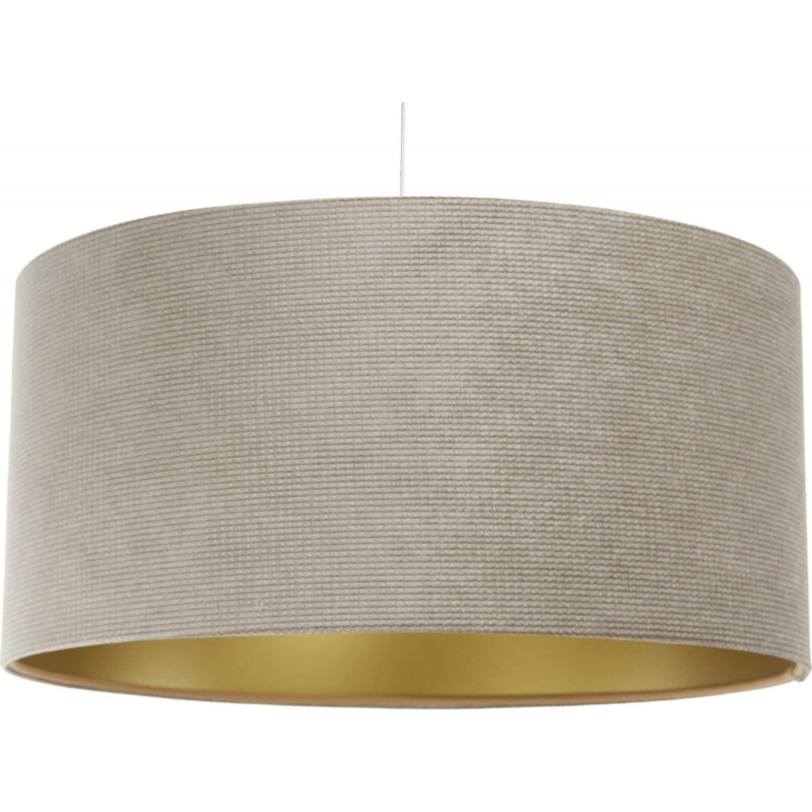 GLAMOUR - Suspension Tissu Beige
