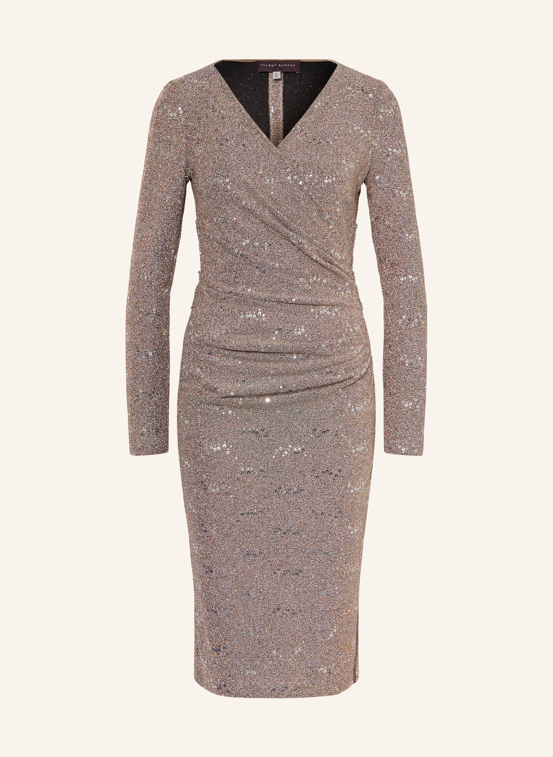 TALBOT RUNHOF Cocktailkleid mit Glitzergarn und Pailletten