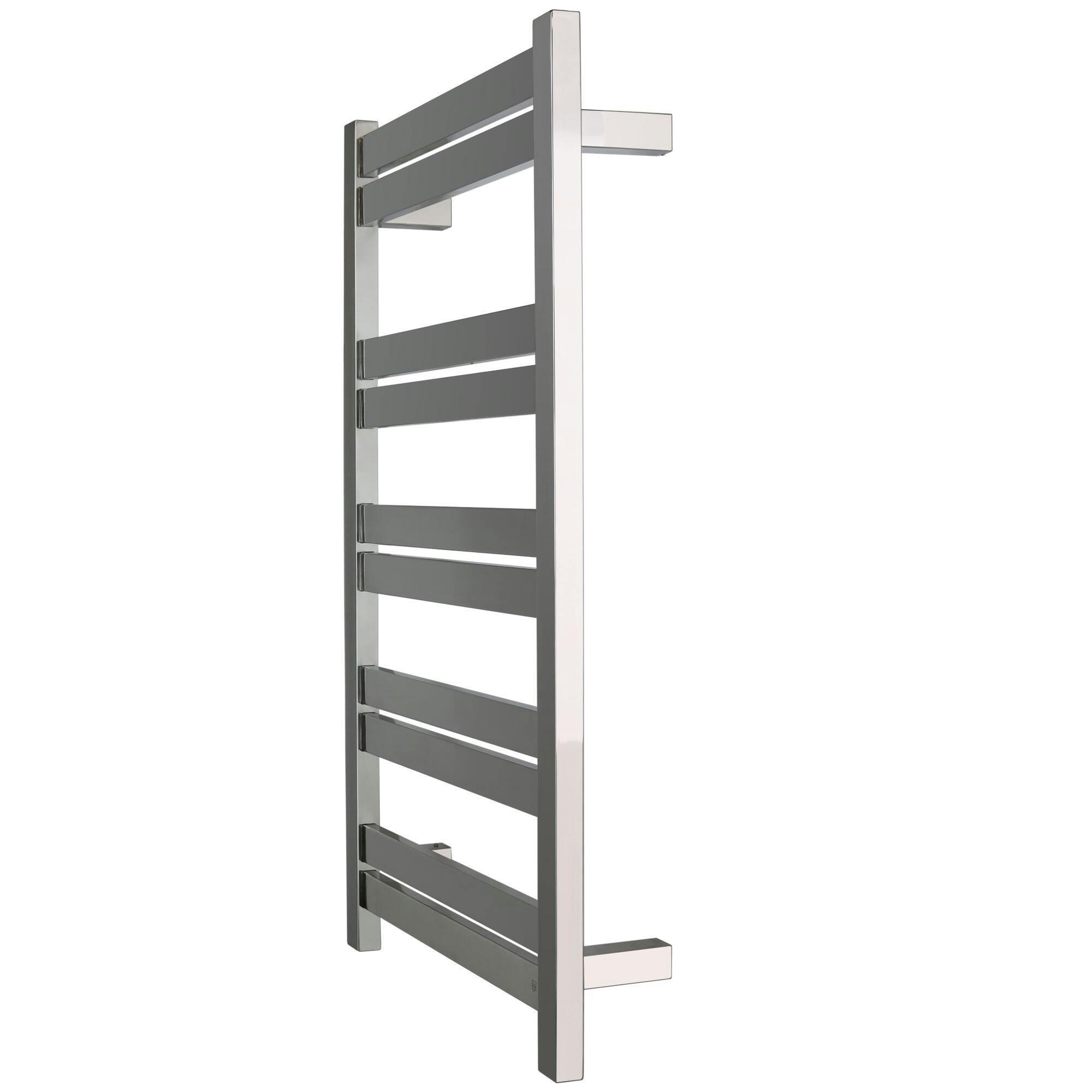WarmlyYours Grande Towel Warmer, Polished Stainless Steel, 10-Bars