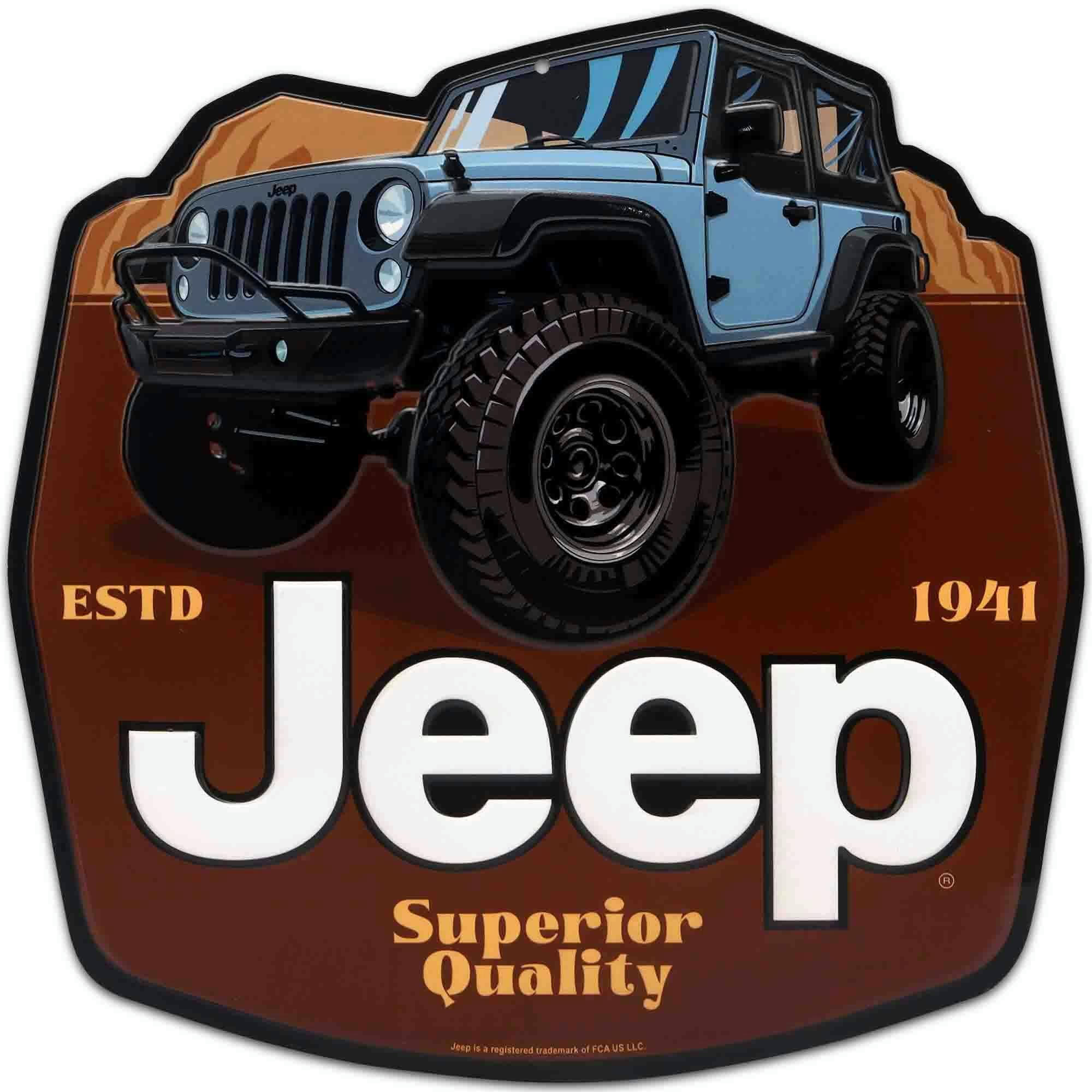 Jeep Metal Sign