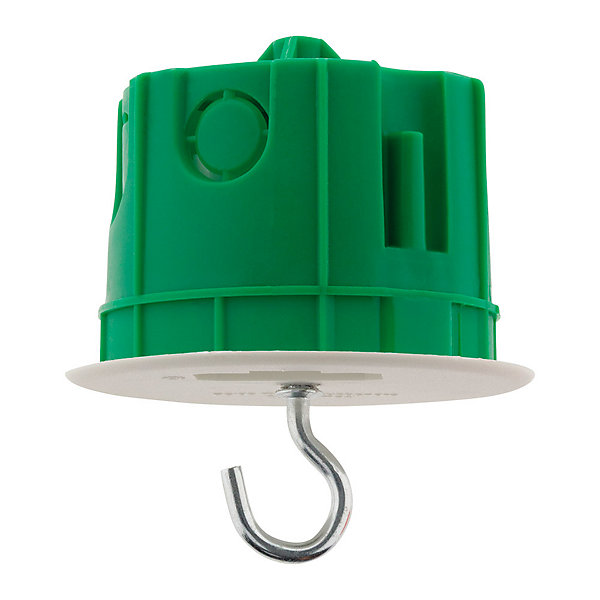 Boîte DCL point de centre murs pleins diamètre 65mm Vert - Blm