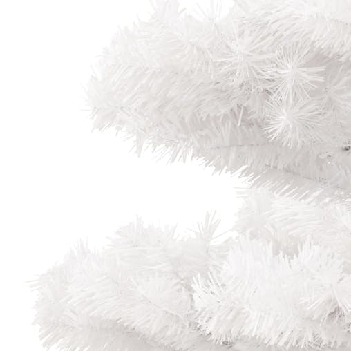 NNEVL Swirl Pre-lit Christmas Tree with Stand White 180 cm PVC