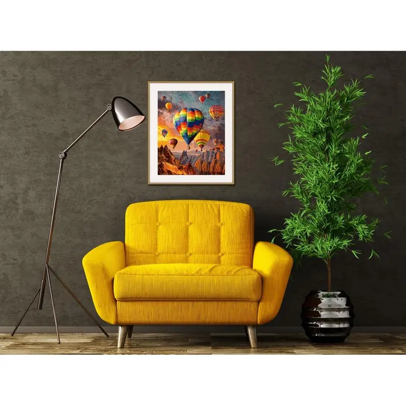 Ausmal-Poster Landschaftsmotive