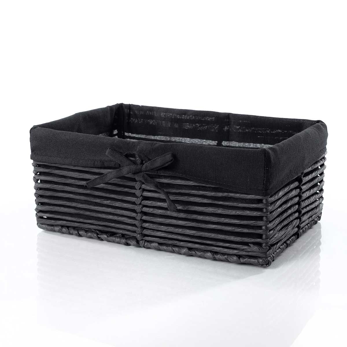 Cesto wc preto 23,5x34cm