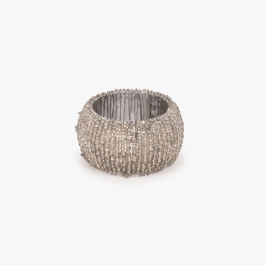 Anel de Guardanapo Missangas Silver DAILY