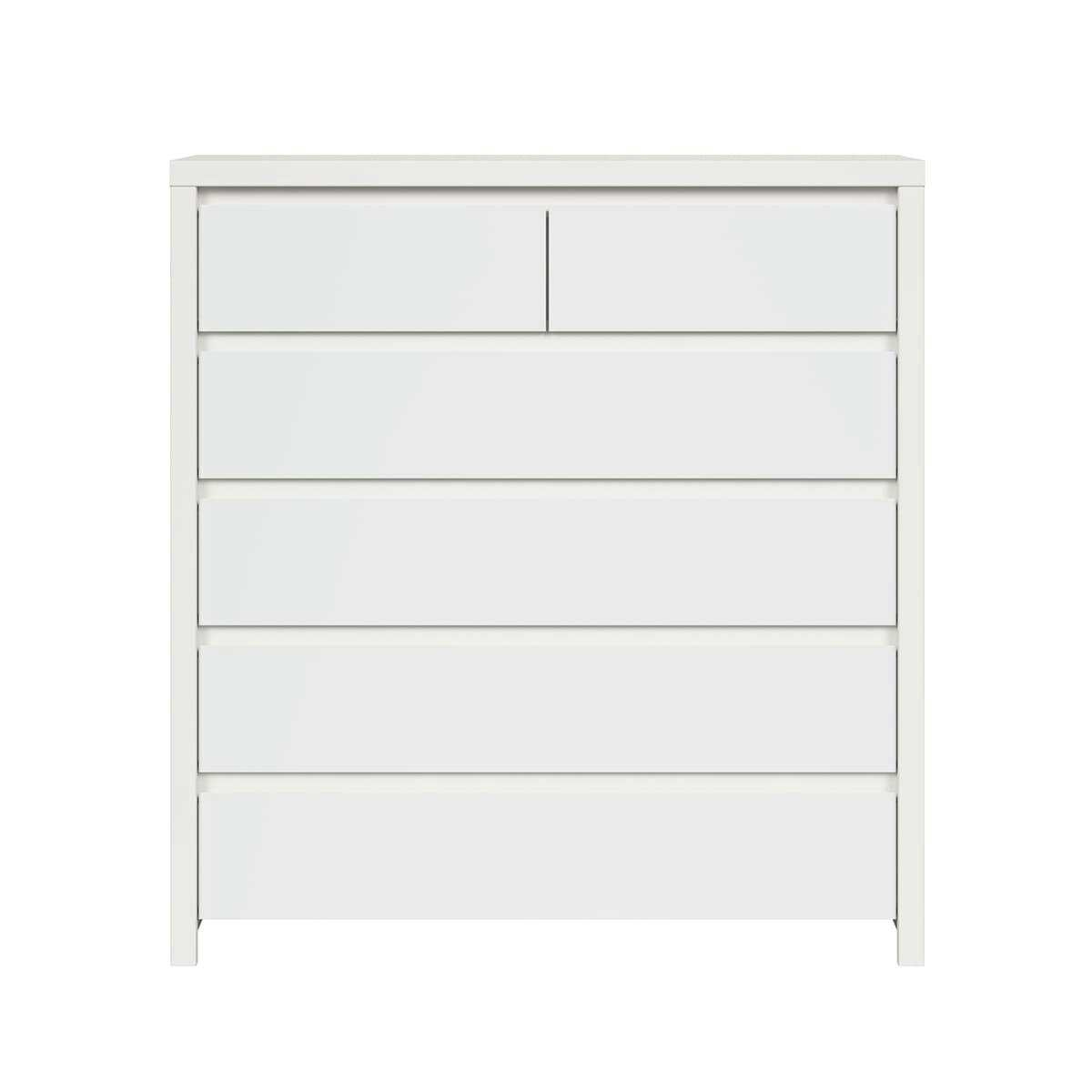 - Commode 6 tiroirs blanche