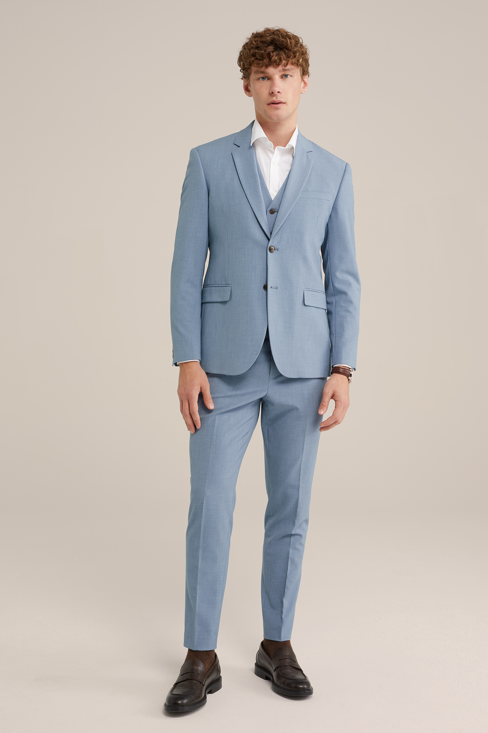 Heren slim fit blazer - THE FLEX SUIT