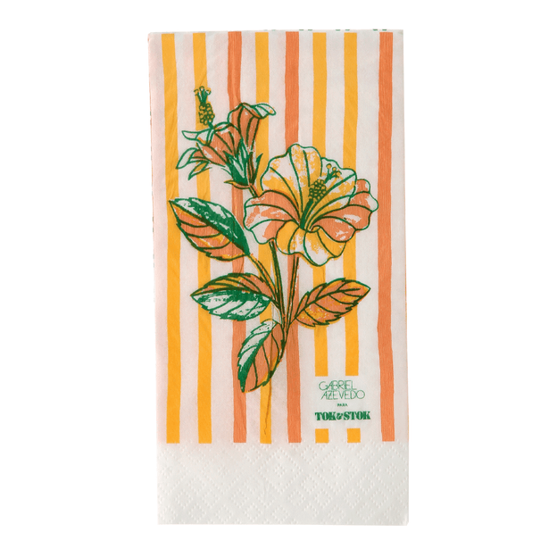 GUARDANAPO 39 CM X 39 CM PACOTE COM 20 PEÇAS SAUDADE TROPICAL