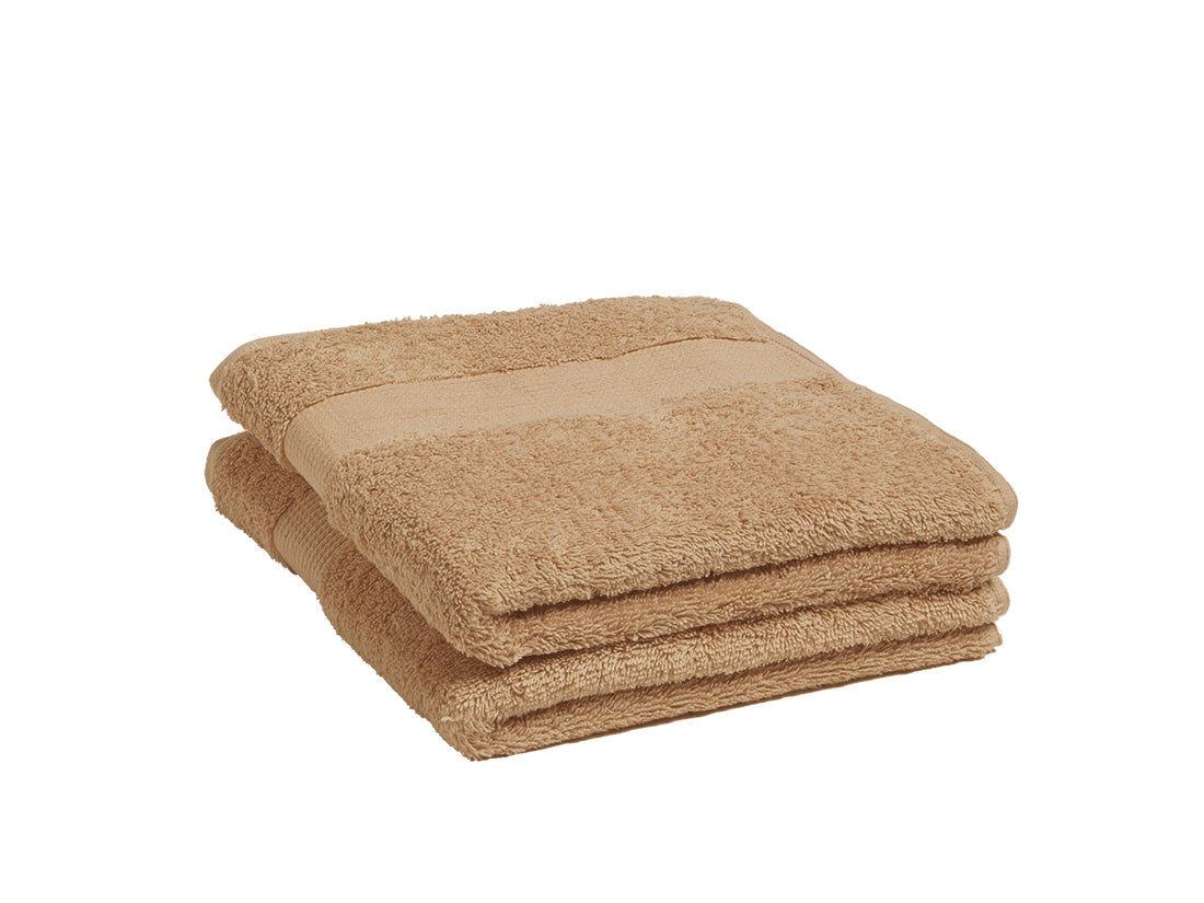 Yumeko handdoeken Terry - honey - 50x100 - 2 st