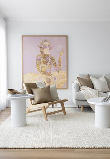 Laila Ivory Braided Wool Rug