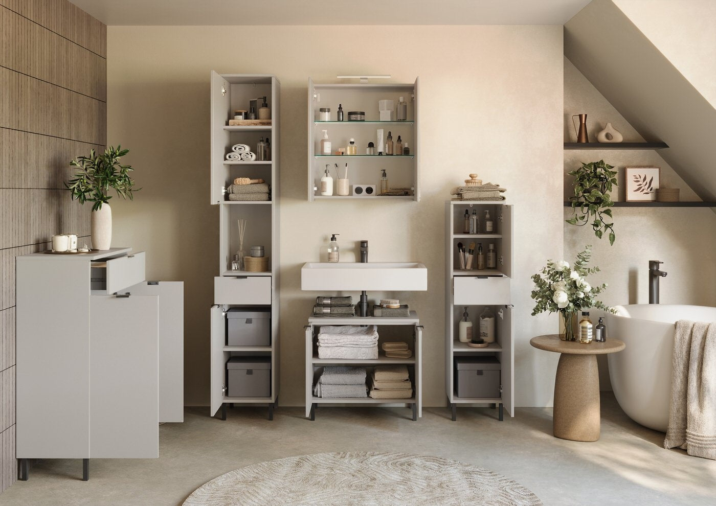 Germania Arcena Cashmere Badkamerkast Hoog