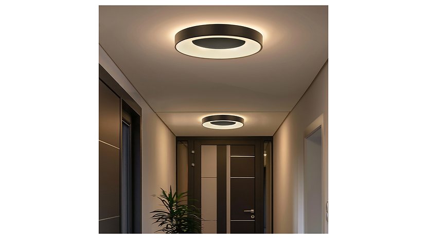 Plafon Witold I LED 38 cm ze zmienną barwą światła czarny