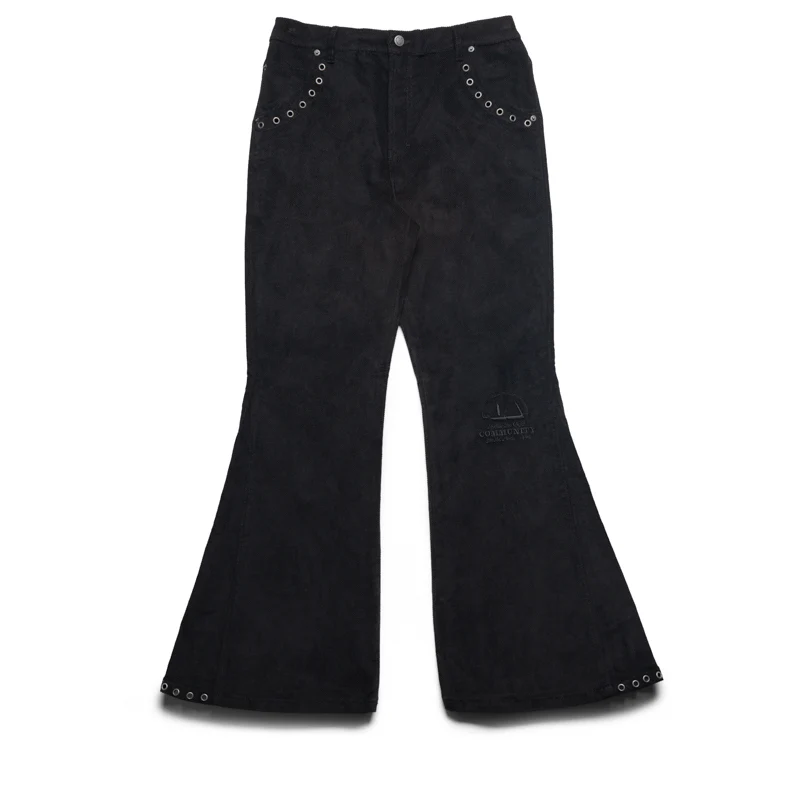 Honor The Gift Brushed Bell Bottom Pants - Black