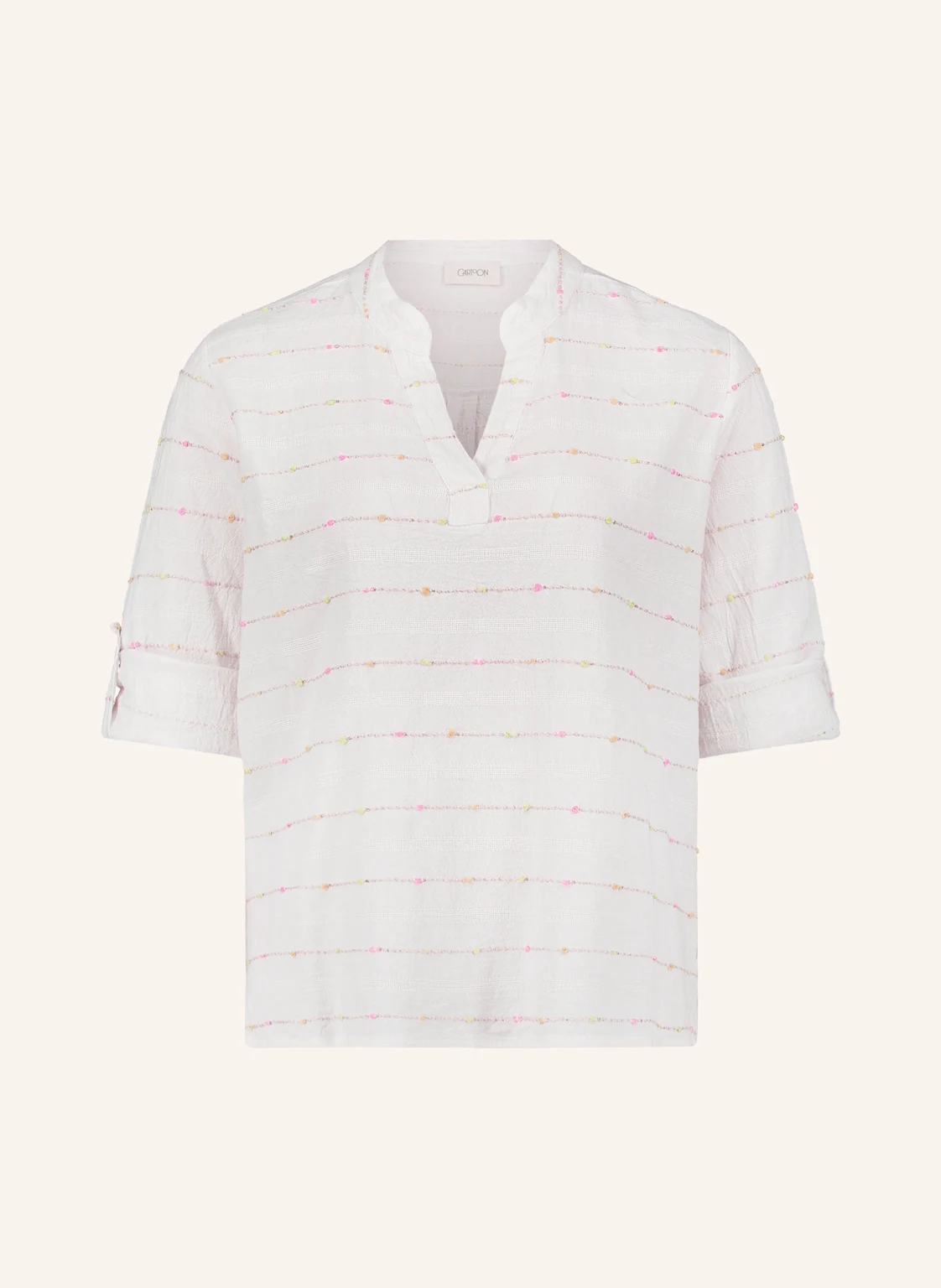 CARTOON Blusenshirt mit 3/4-Arm und Glitzergarn