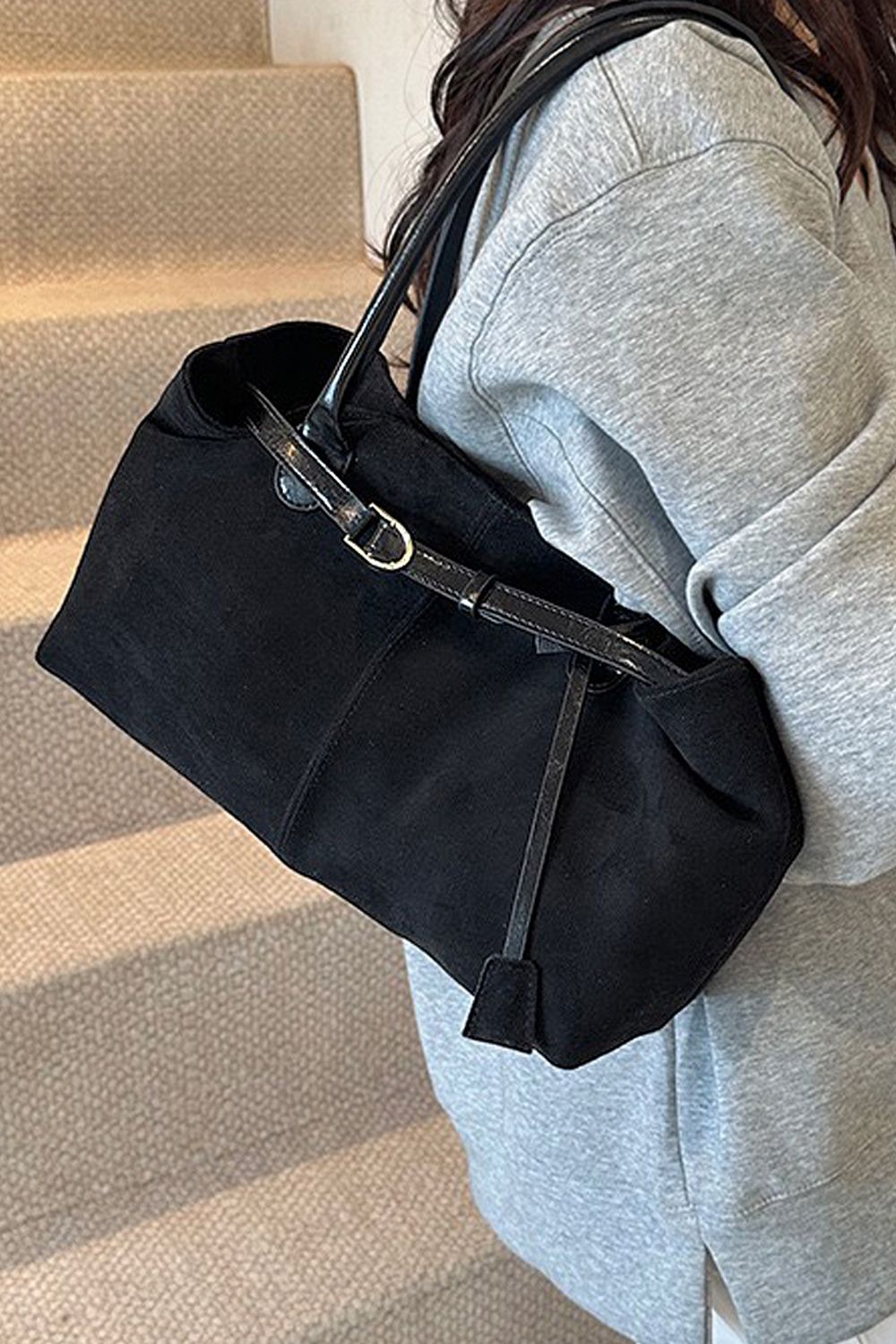 XY London Kayleigh' Tote Handbag with Shoulder Strap and Magnetic Closure