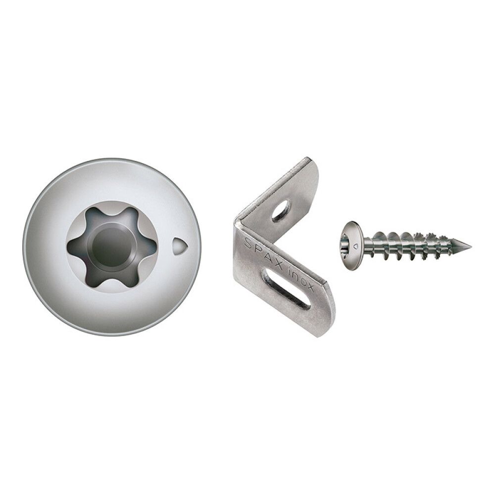 GJERDEBESLAG SPAX RUSTFRI 7X35MM 8 STK