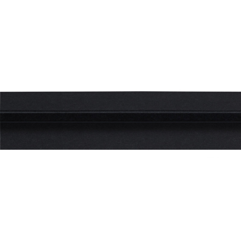 Profilé de finition Decowall Acoustic noir 260 x 2,2 x 1,8 cm CANDO