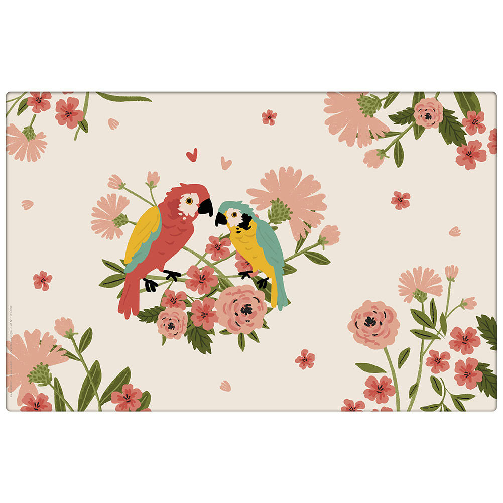 JUNGLE - Set de table perroquets 43x28cm