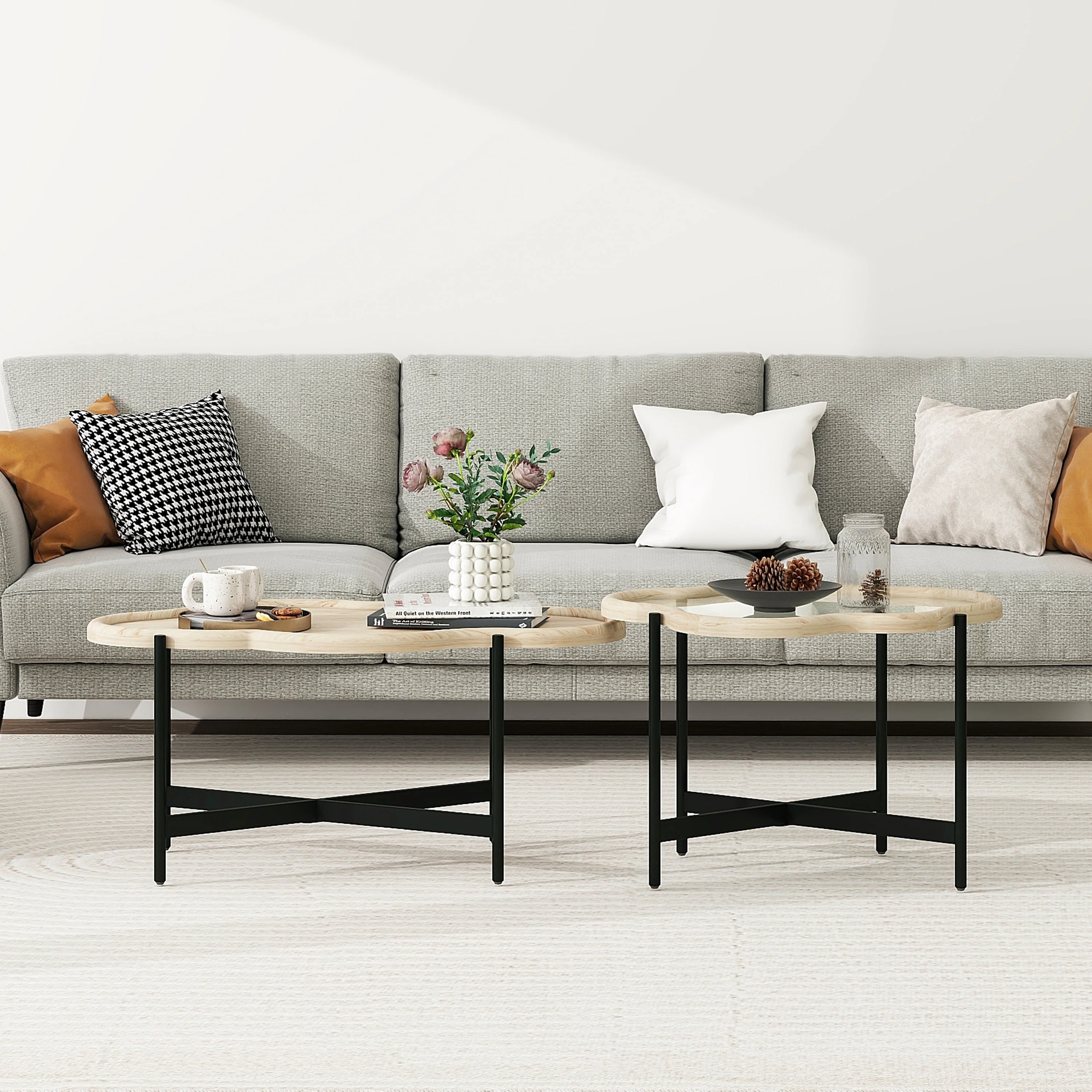 Cloud Coffee Table Set of 2