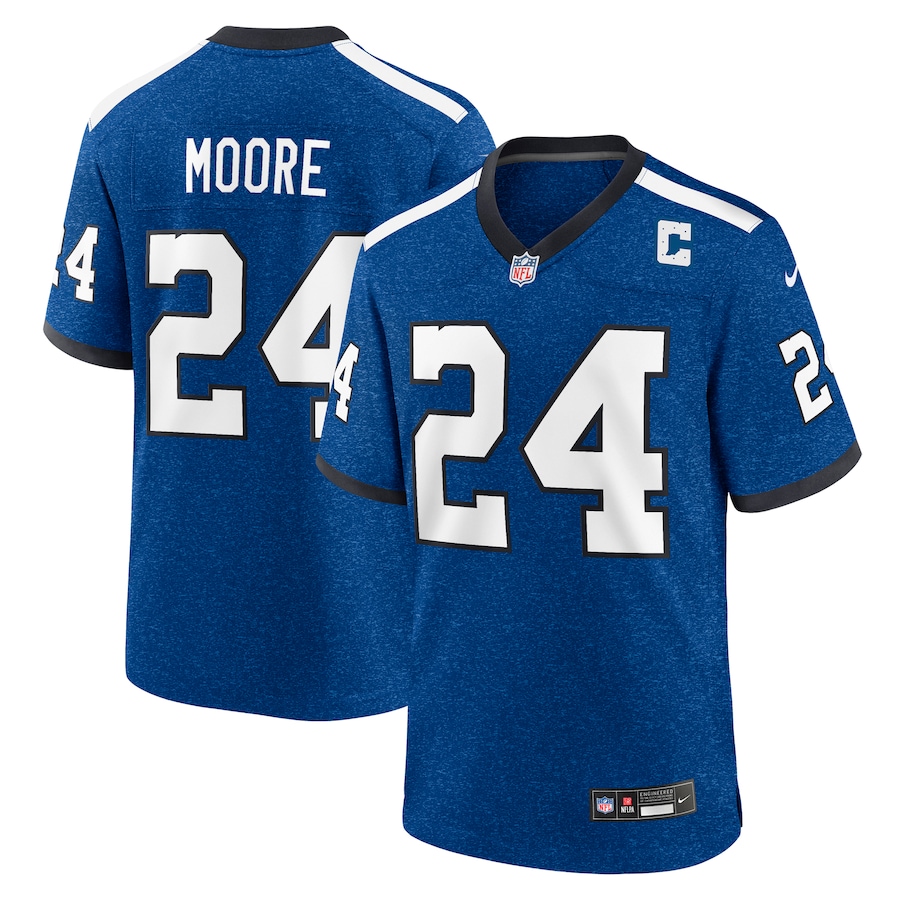 Lenny Moore Indianapolis Colts Nike Indiana Nights Alternate Game Jersey - Royal