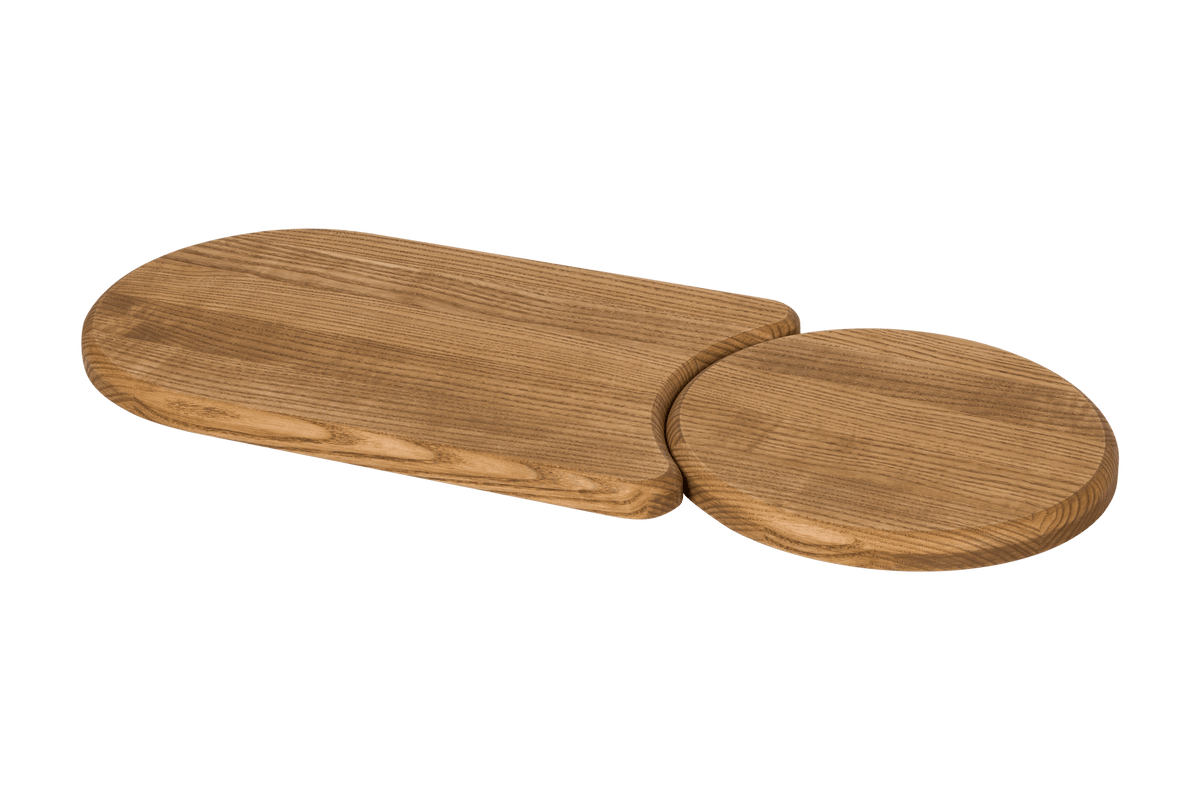 noo.ma TAPPA Serveerplanken - Smoked Ashwood