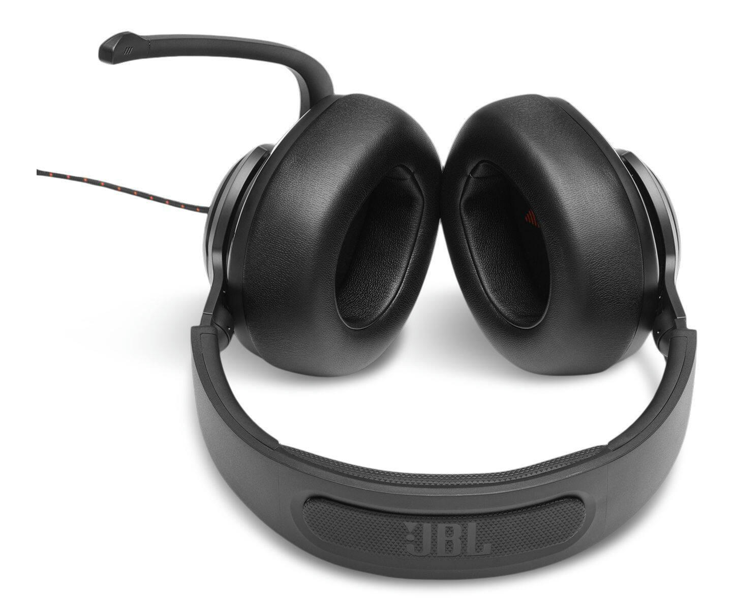 JBL Quantum 300 Wired Over Ear Gaming Headphones, Black