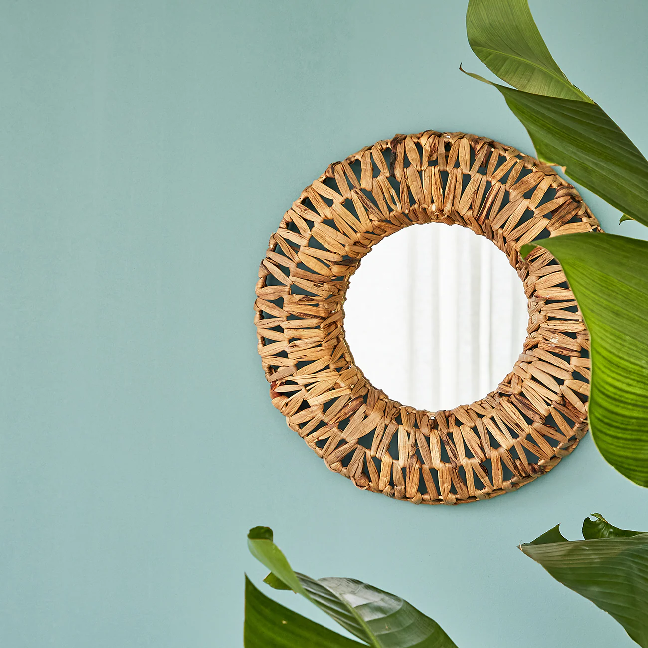 Miroir en rotin DYANI