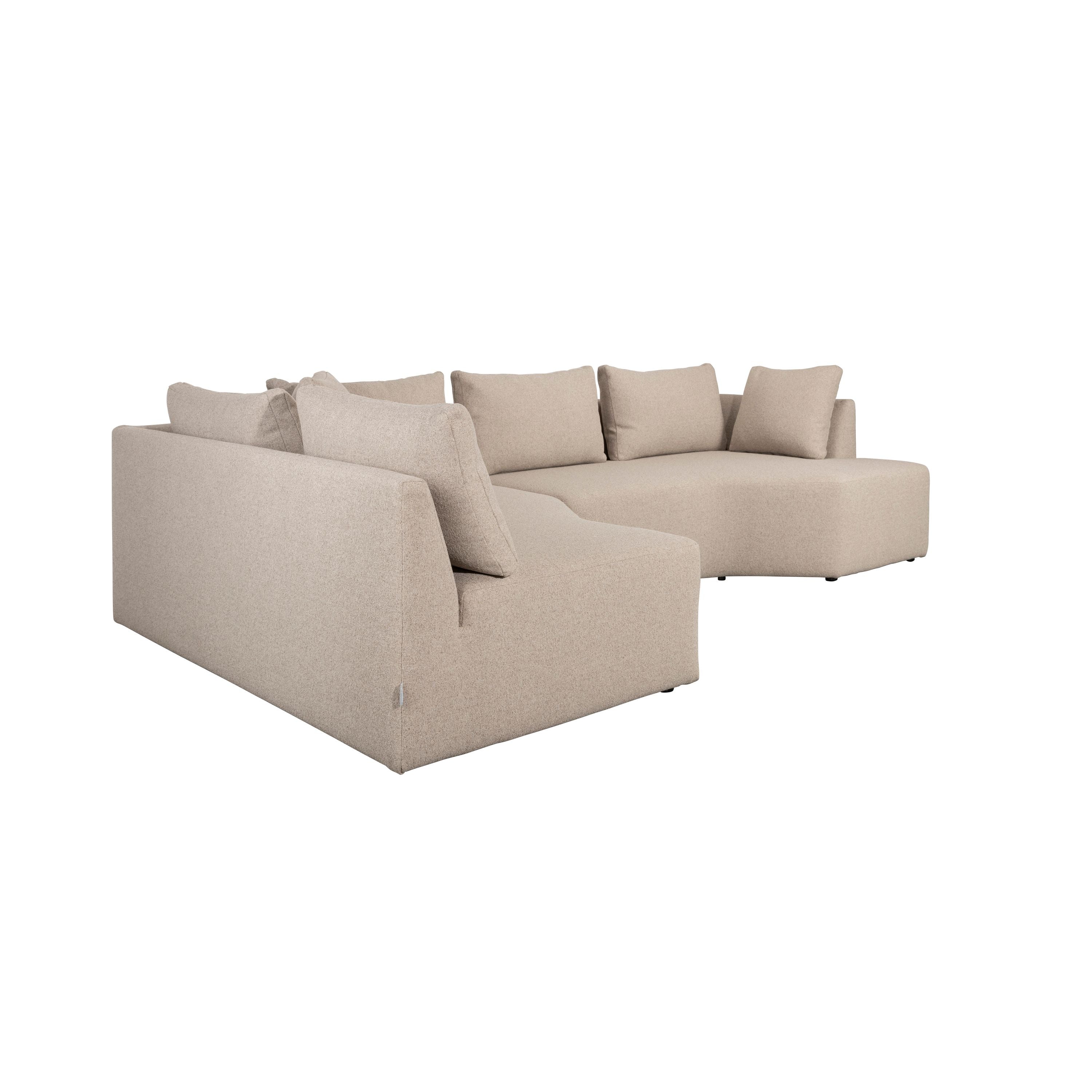 Zuiver Prosper Hoekbank Links Cappuccino  Beige