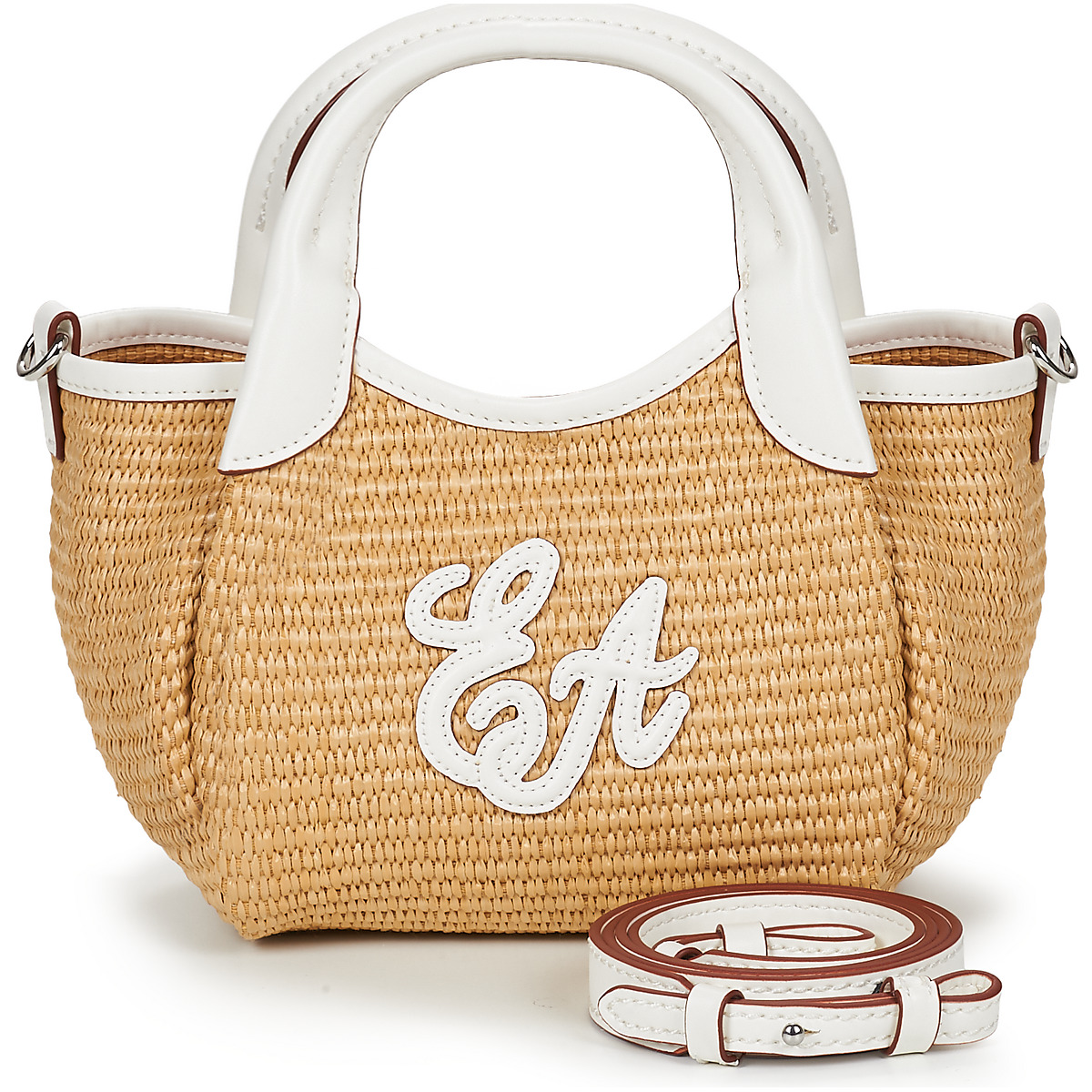 Emporio Armani - SHOPPING STRAW S - White