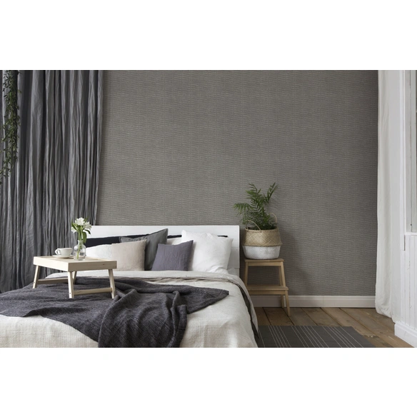 Vliestapete, BxL: 53 x 1005 cm, grau