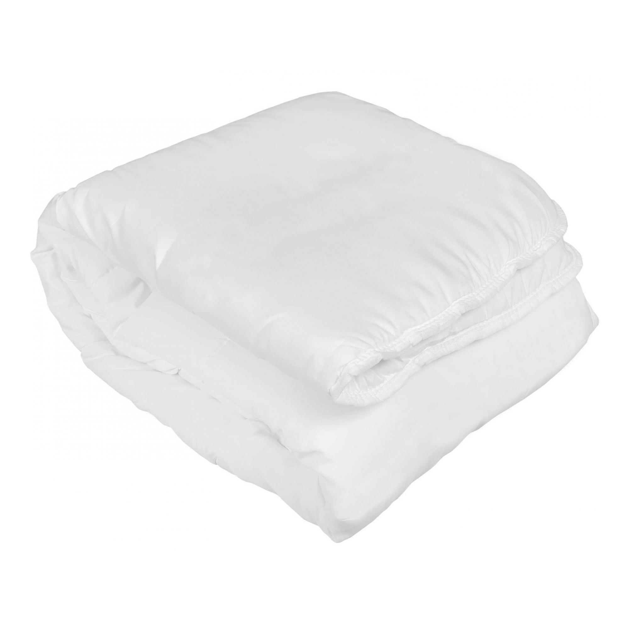 BLANC - Edredon  en polyester blanc 85 x 200