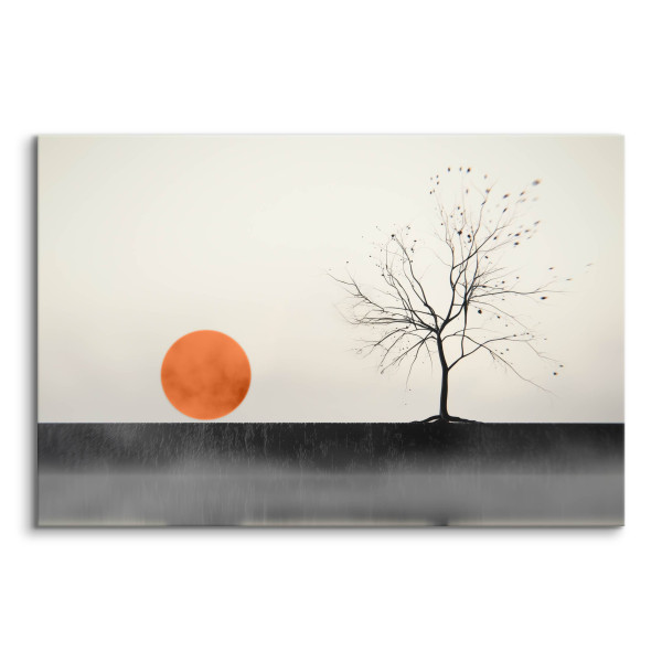 Obraz Abstrakcyjny Zachód Słońca 30x20cm