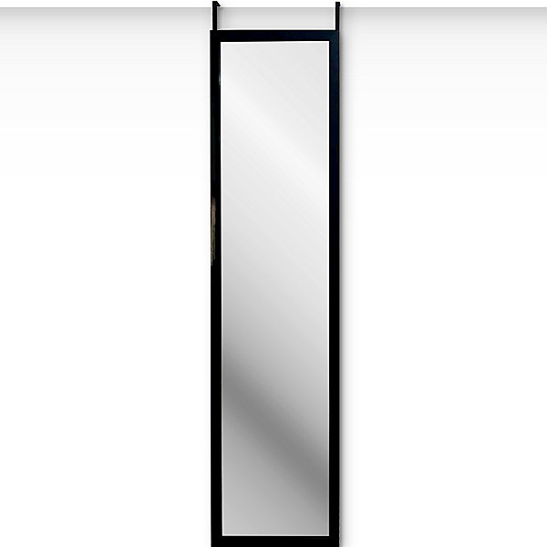 Miroir de porte rectangulaire noir 30 x 120cm Dada Art