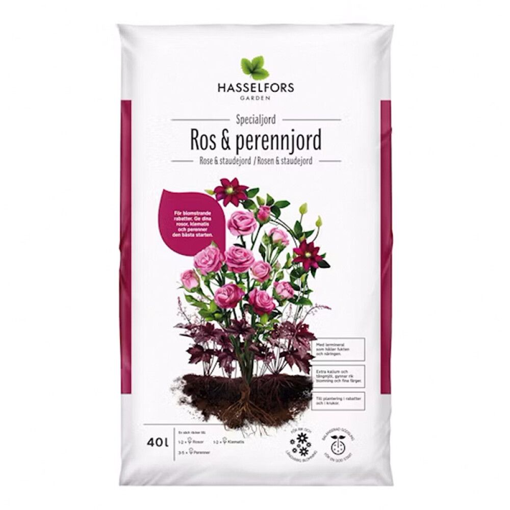 ROSE- & STAUDEJORD HASSELFORS GARDEN 40L