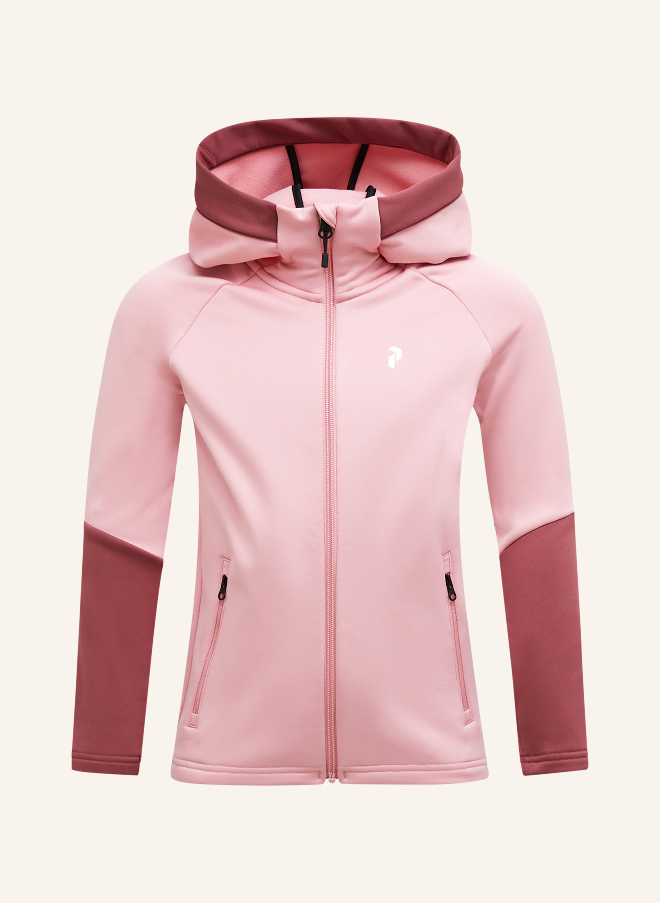 Peak Performance Jr Rider Essentials Midlayer Zip Hood Fleecejacke