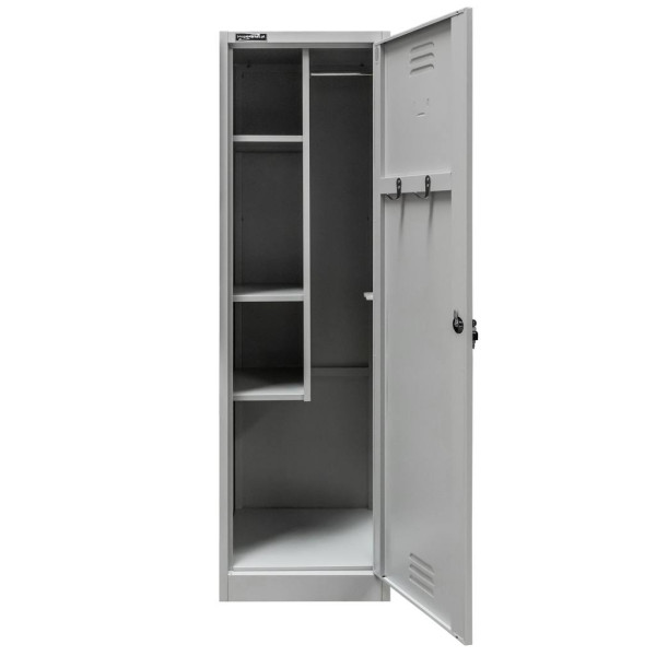 Szafa Metalowa Ubraniowa BHP 180x50x50cm Szara Mega-M