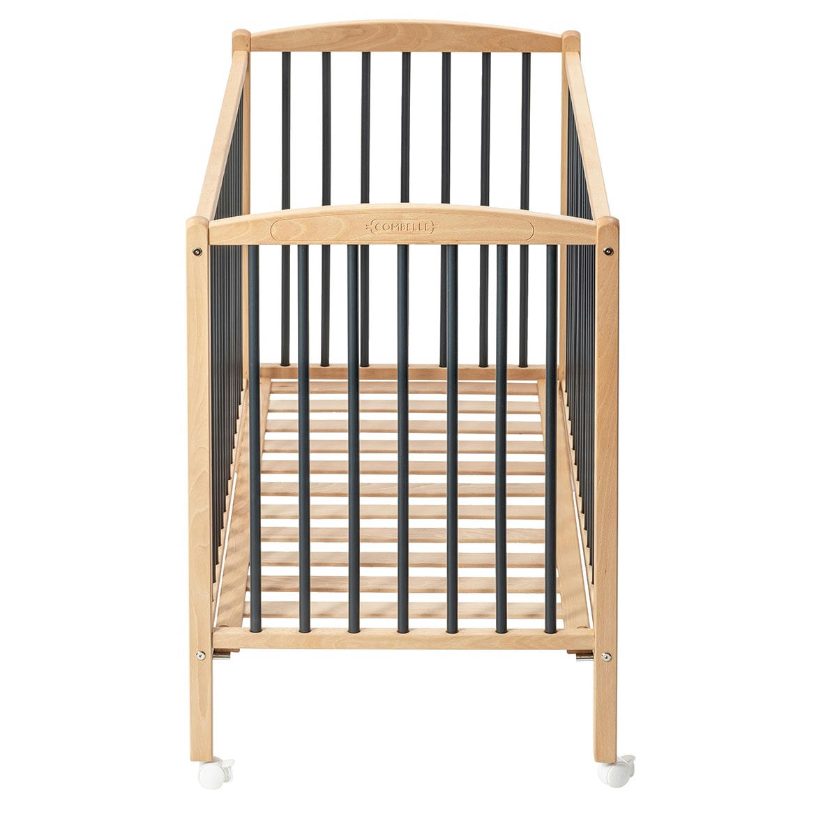 ARTHUR - Lit Bébé 70 x 140 Gris Anthracite