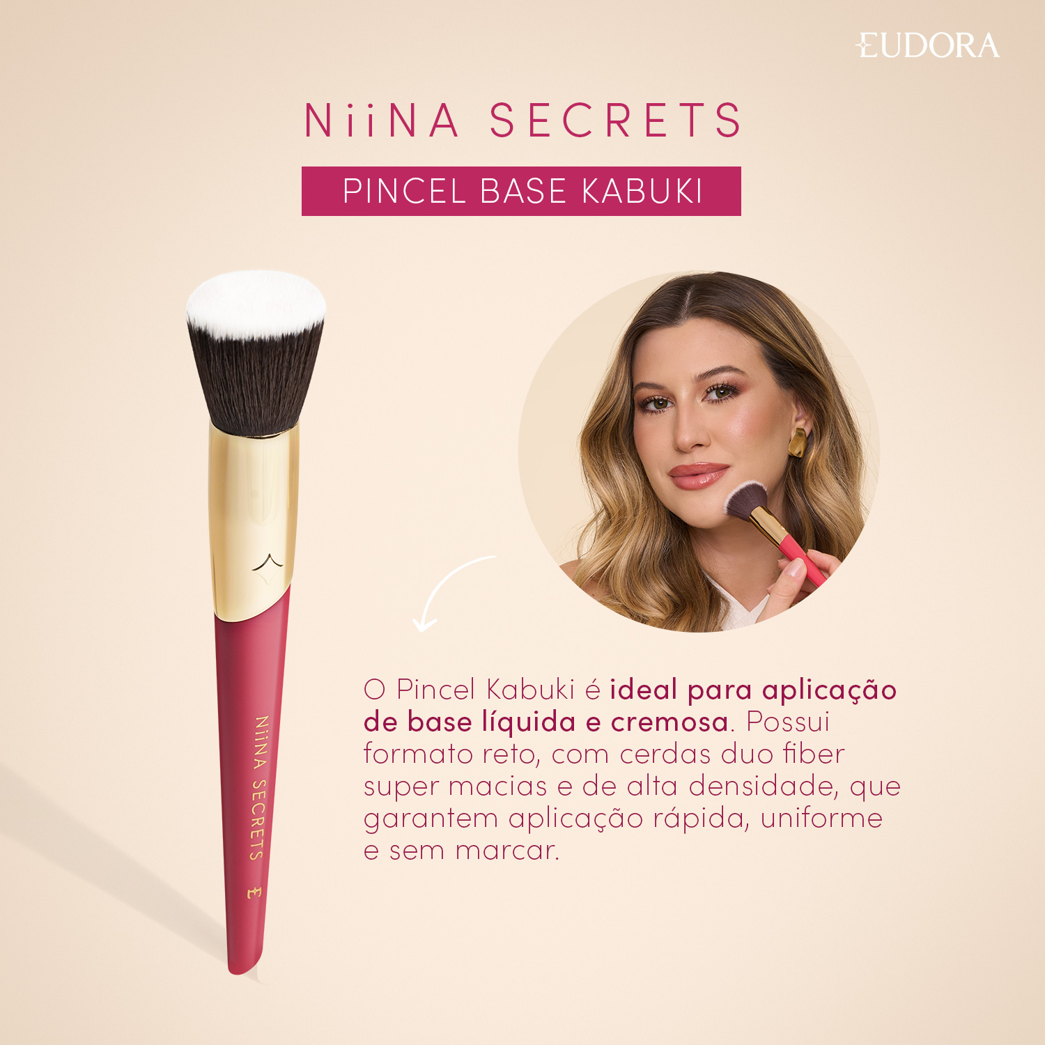 Pincel para Base Niina Secrets