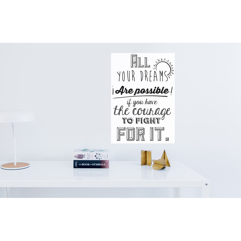 Sticker All Your Dreams 48 x 68 cm