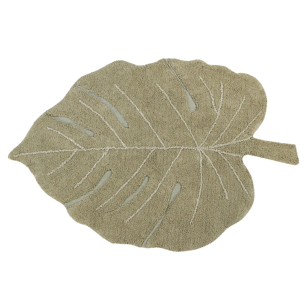 Lorena Canals Vloerkleed Monstera Olive 120 x 180 cm