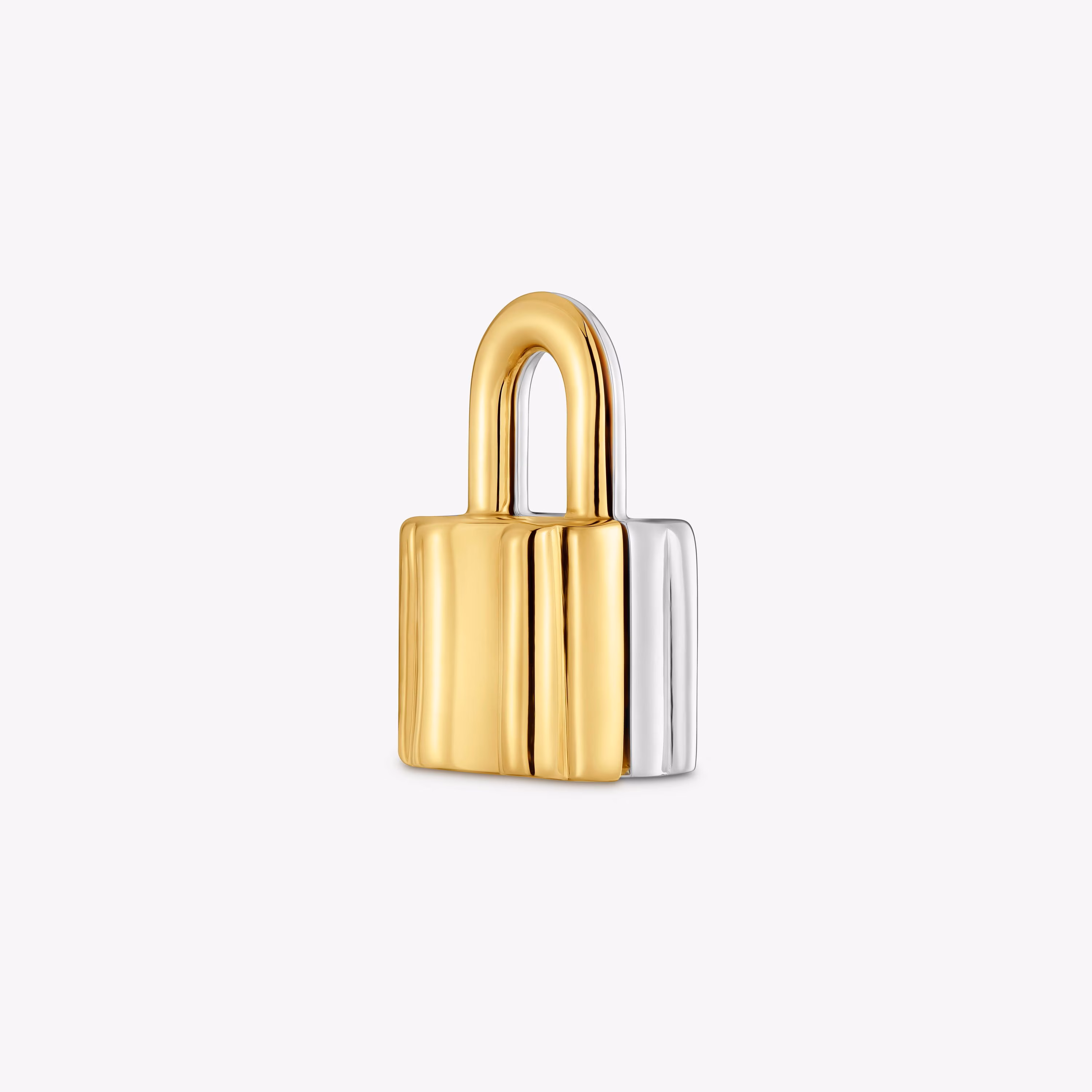 Colgante bicolor motivo oso candado 20 mm TOUS Unlock