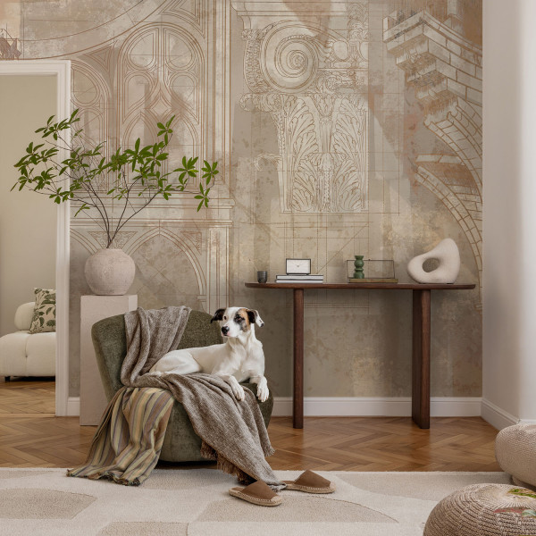 Samoprzylepna tapeta Historyczne ornamenty 104x70 Wallfluent