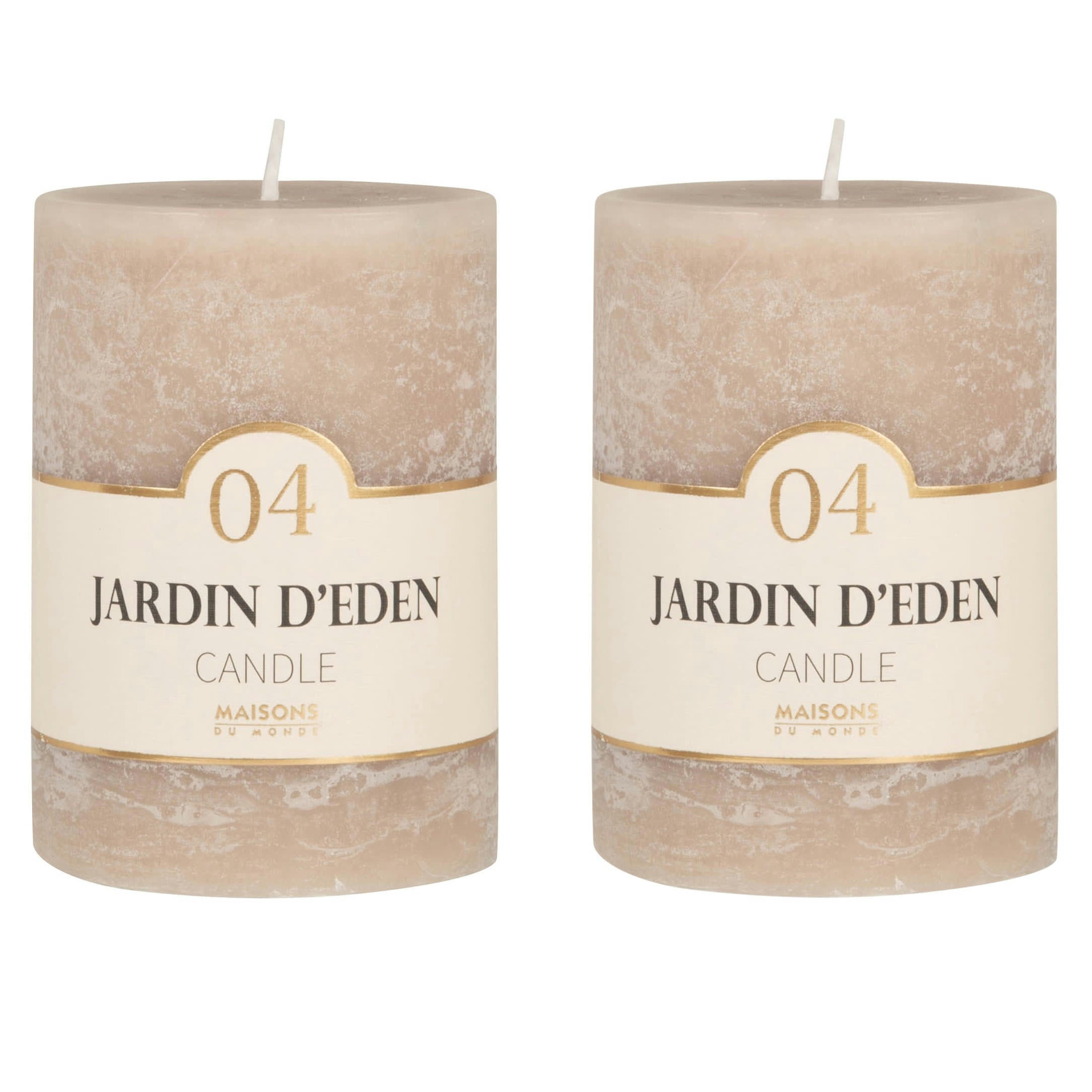 COLORAMA - Bougie parfumée taupe H10, 330g