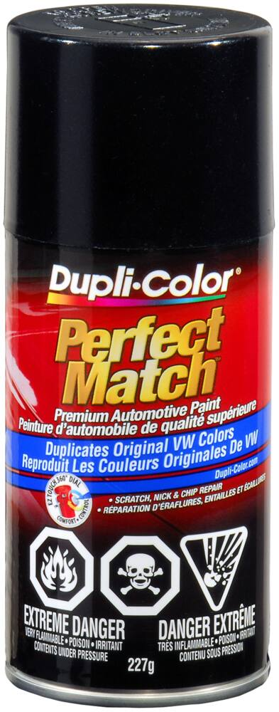 Dupli-Color Perfect Match Premium Acrylic Lacquer Automotive Aerosol Spray Paint, Black Magic (LC9Z), 227-g