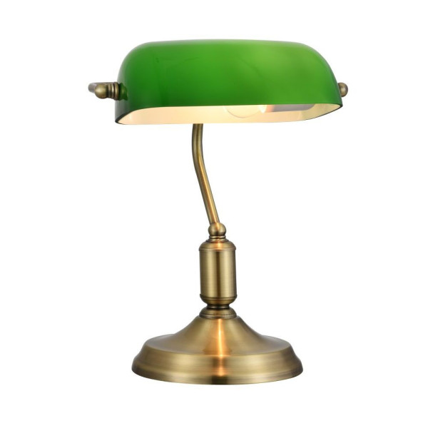 Lampka biurkowamosiężno-złota KIWI 1xE27x40W wys:36cm Maytoni